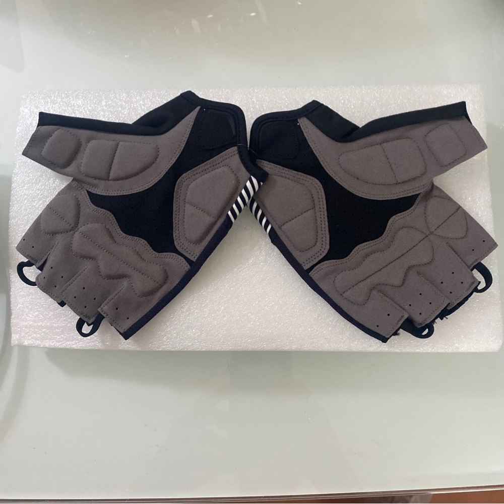 Souke Sport Cycling bike gloves padded half gingery black size L